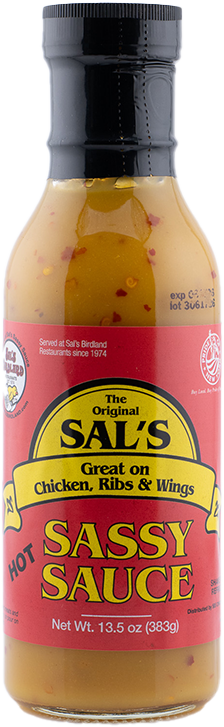 Original Sal's Sassy Sauce - HOT (3 Pack)