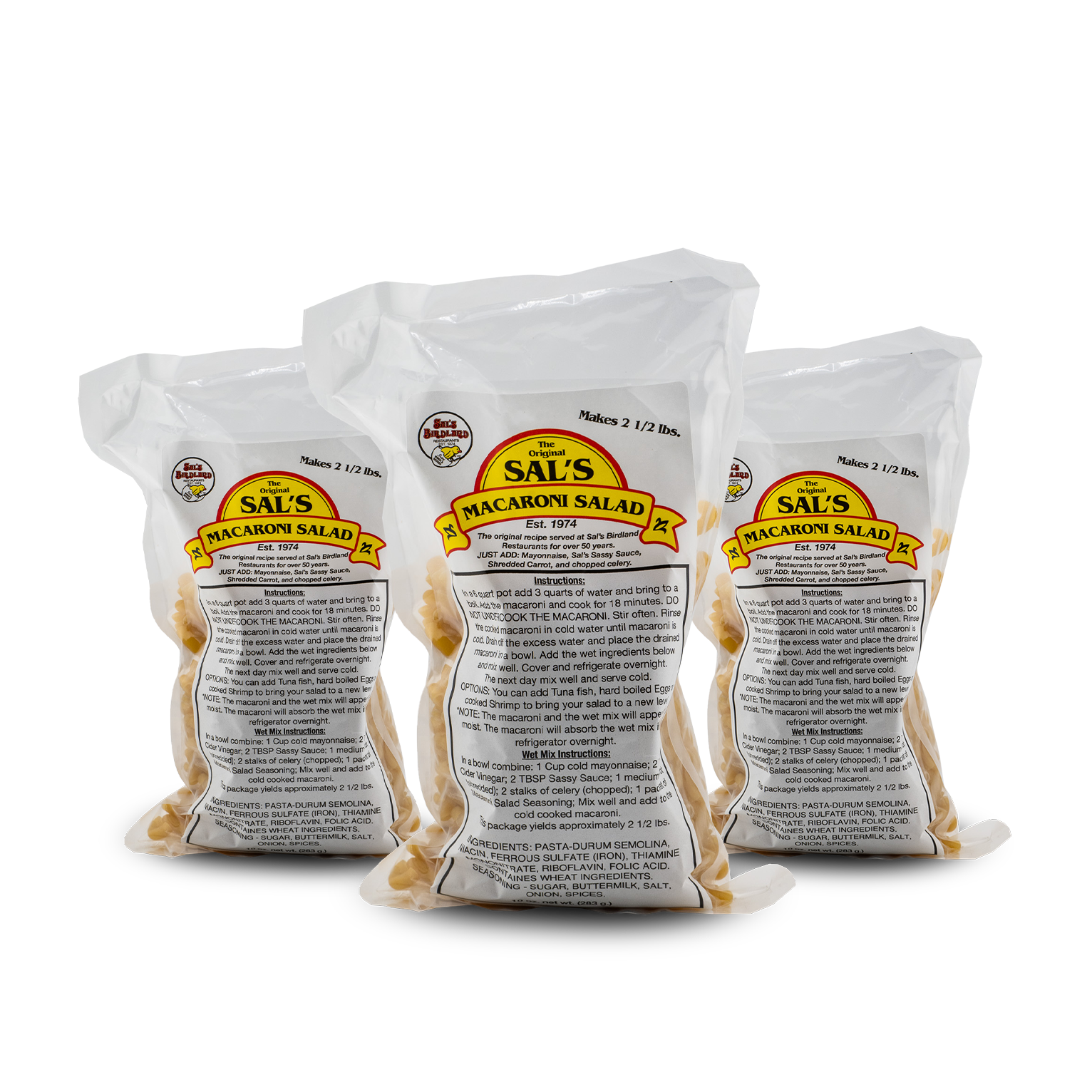 Sal's Macaroni Salad Mac Kit - 10 oz (3 Pack)