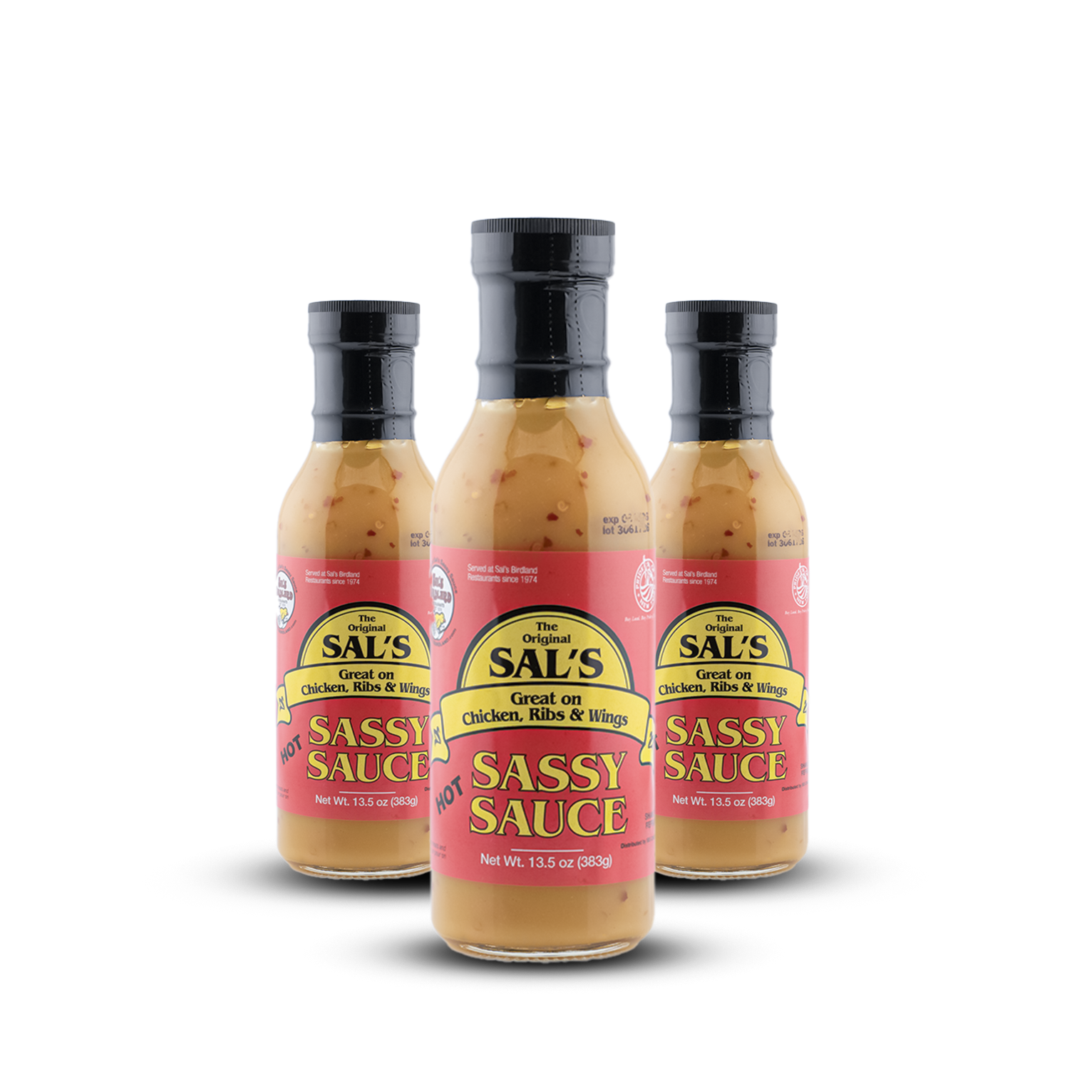 Original Sal's Sassy Sauce - HOT (3 Pack)