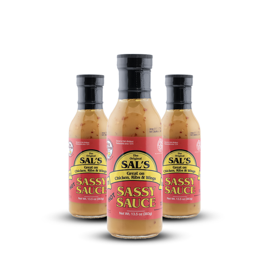 Original Sal's Sassy Sauce - HOT (3 Pack)