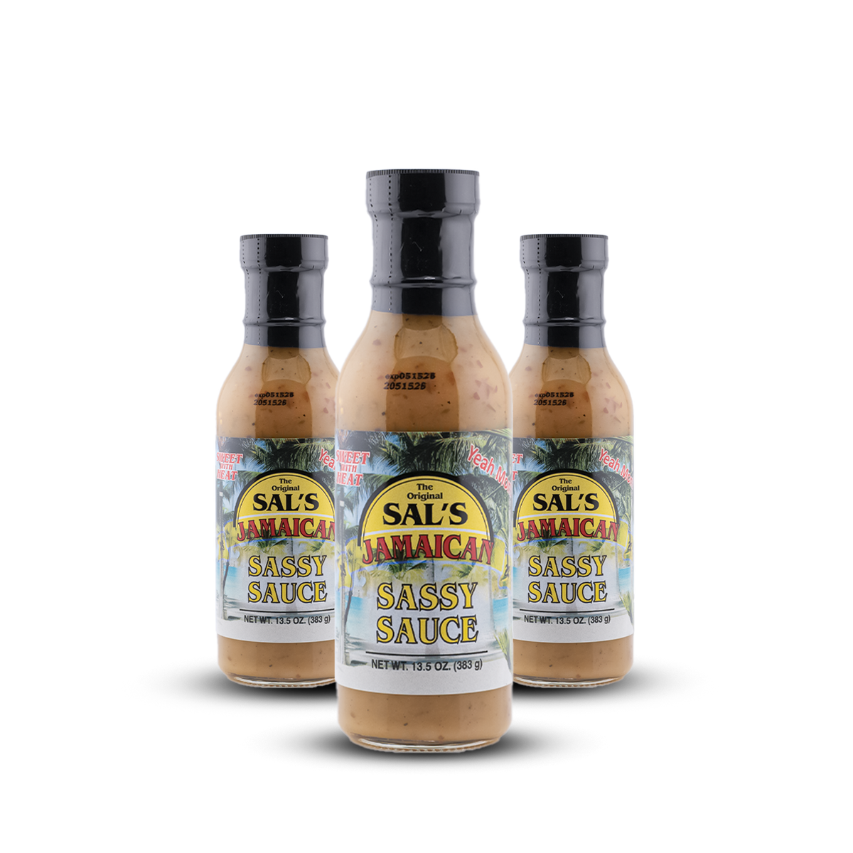 Sal's Jamaican Sassy Sauce - 13.5 oz (3 Pack)