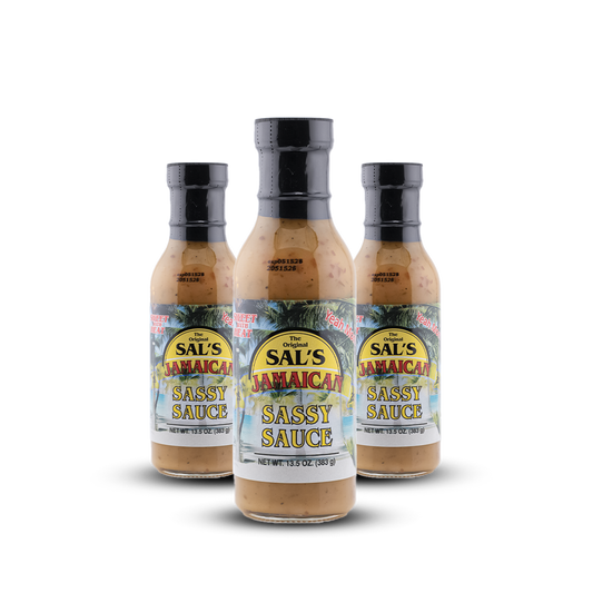 Sal's Jamaican Sassy Sauce - 13.5 oz (3 Pack)