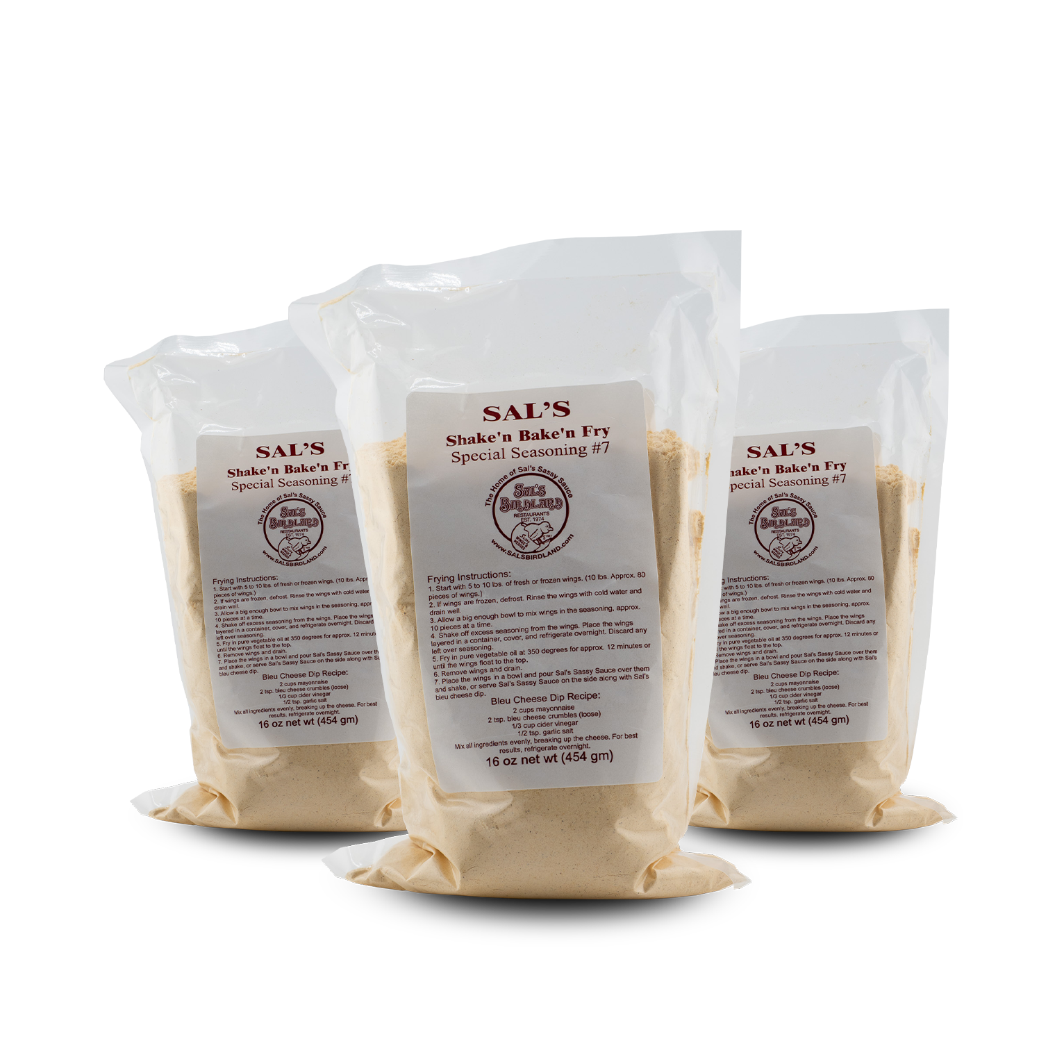 Sal's Special Seasoning #7 - 16 oz (3 Pack)